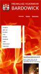 Mobile Screenshot of feuerwehr-bardowick.de